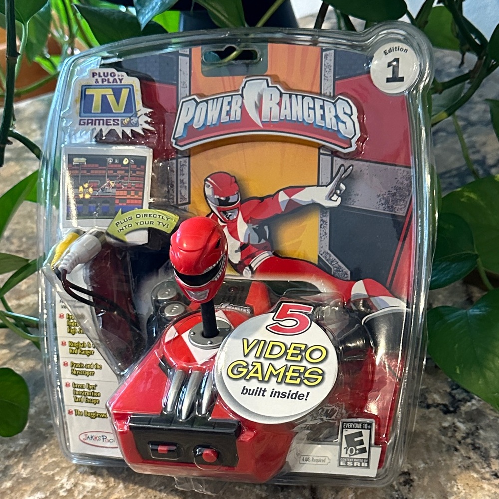 Power Ranger Red Plug & Play TV Console Rare 1st edition video games